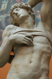 O escravo moribundo, de Michelangelo.