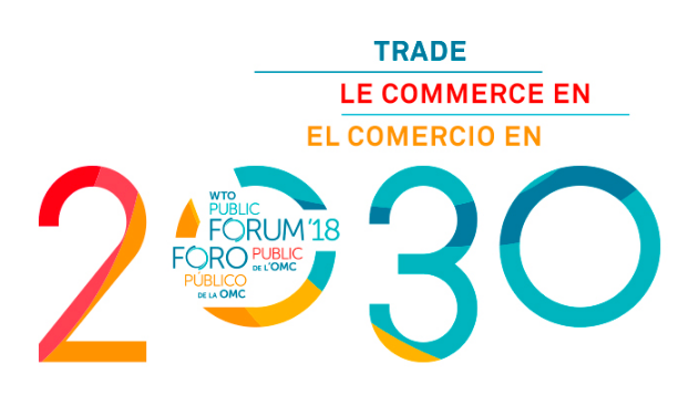 Forum Público 2018 na OMC tema Comércio 2030